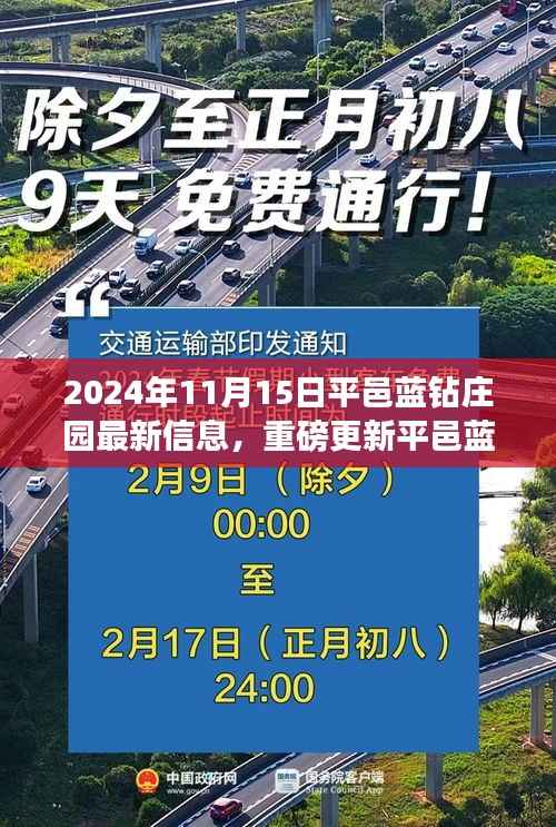 2024年11月15日平邑蓝钻庄园最新动态揭秘,瞩目新篇章开启