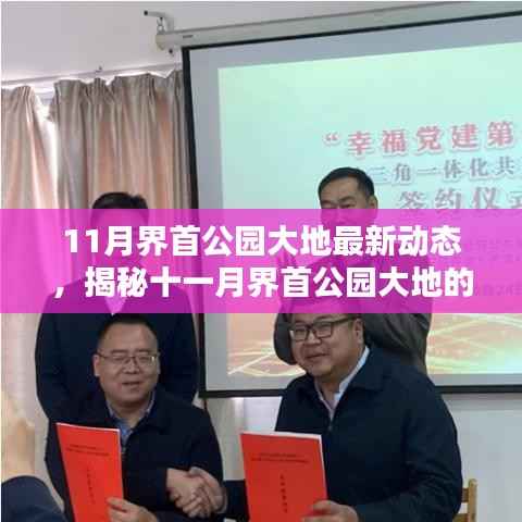 揭秘十一月界首公园大地最新动态,公园发展新篇章开启