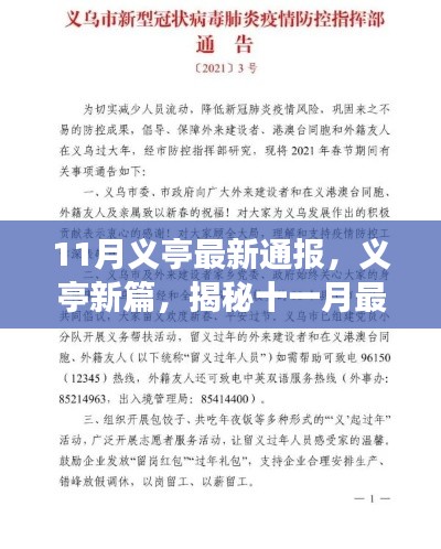 11月义亭最新通报,义亭新篇,揭秘十一月最新通报背后的故事与影响