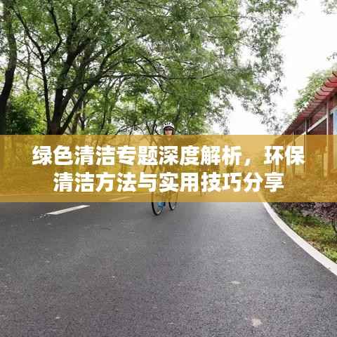 绿色清洁专题深度解析,环保清洁方法与实用技巧分享