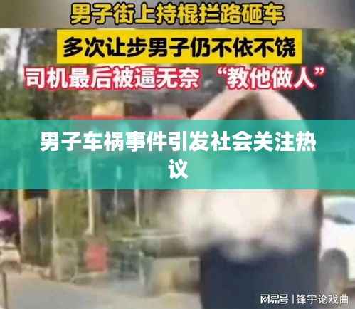 男子车祸事件引发社会关注热议