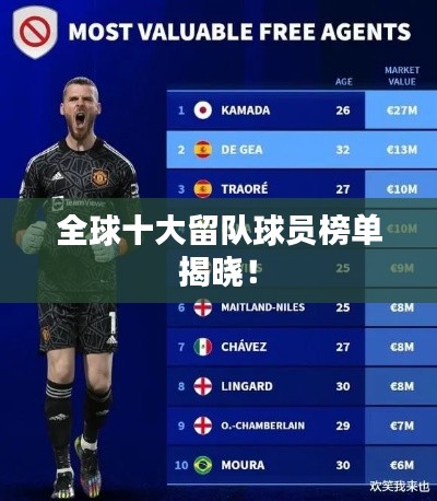 全球十大留队球员榜单揭晓!