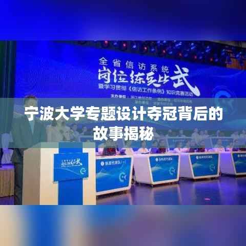 宁波大学专题设计夺冠背后的故事揭秘