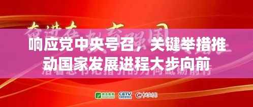 响应党中央号召,关键举措推动国家发展进程大步向前