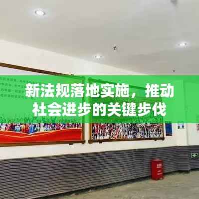 新法规落地实施，推动社会进步的关键步伐